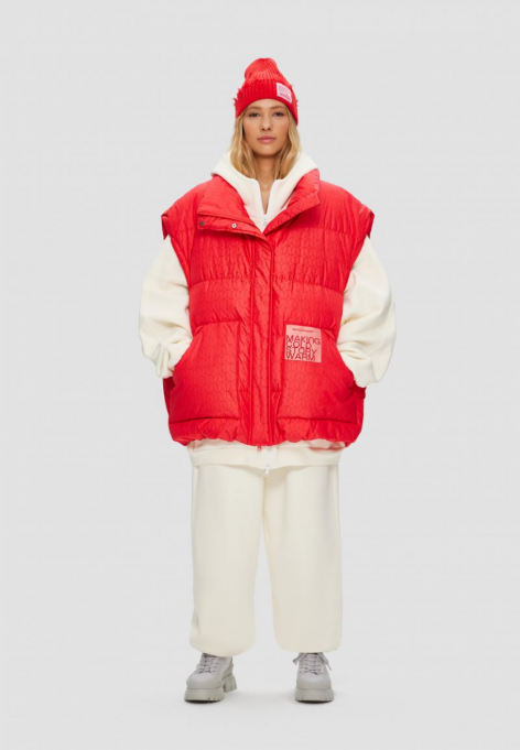 Дутый оверсайз жилет 1